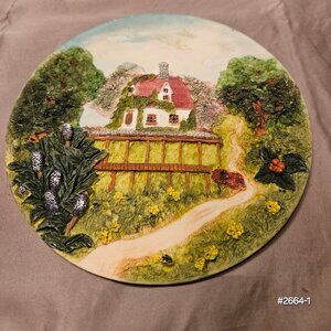 Decorative Plate English Cottage (item # 2664)